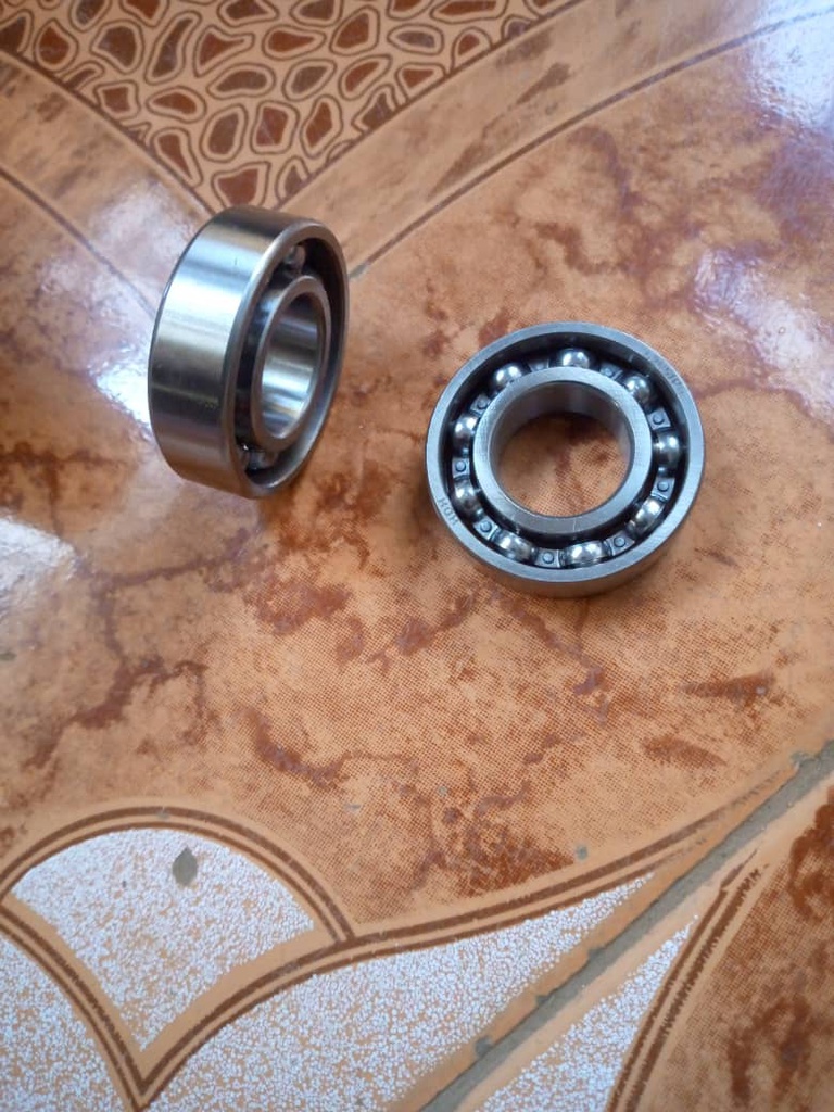 Spare bearing for engine pump